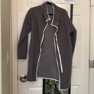 Long oversized winter jacket